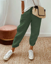 Φόρτωση εικόνας στο εργαλείο προβολής Συλλογής, Παντελόνι με λοξές τσέπες στη μέση με μασίφ κορδόνι
