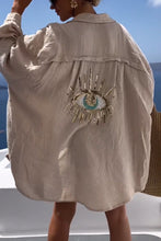 Φόρτωση εικόνας στο εργαλείο προβολής Συλλογής, Πουκάμισο με κεντημένα μάτια εκτός ώμου
