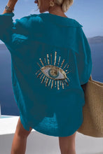 Φόρτωση εικόνας στο εργαλείο προβολής Συλλογής, Πουκάμισο με κεντημένα μάτια εκτός ώμου
