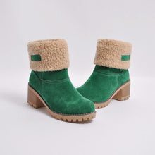 Φόρτωση εικόνας στο εργαλείο προβολής Συλλογής, Γυναικείες μπότες από μαλακό αδιάβροχο μάλλινο φόδρα
