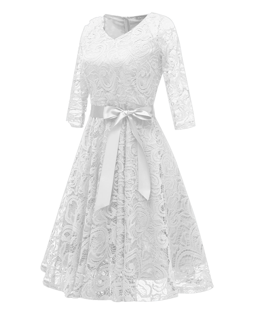 Σέξι μακρυμάνικο δαντελένιο φόρεμα Φθινόπωρο 2023